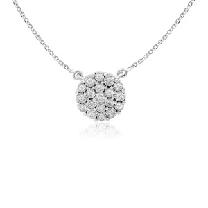 Pandantiv cu Lant Aur 18k Diamante BLANCO'S