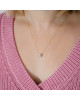 Pandantiv cu Lant Aur 18k Diamante BLANCO'S
