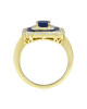 Inel Aur 18k Diamante, Safire DERUVO