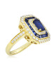 Inel Aur 18k Diamante, Safire DERUVO