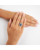Inel Aur 18k Diamante, Safire DERUVO