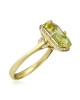 Inel Aur 18k Diamante,Lemon Quartz DERUVO Inel Aur 18k Diamante,Lemon Quartz DERUVO