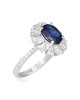 Inel Aur 18k Diamante, Safir DERUVO