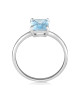 Inel Aur 18k Sky Blue Topaz , DERUVO