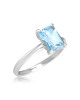 Inel Aur 18k Sky Blue Topaz , DERUVO