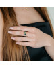 Inel Aur 18k Diamante, Safire, Granate Verzi DERUVO Inel Aur 18k Diamante, Safire, Granate Verzi DERUVO
