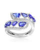 Inel Aur 18k Diamante, Tanzanite DERUVO