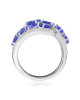 Inel Aur 18k Diamante, Tanzanite DERUVO