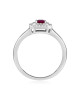 Inel Aur 18k Diamante, Rubin DERUVO Inel Aur 18k Diamante, Rubin DERUVO