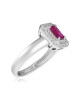 Inel Aur 18k Diamante, Rubin DERUVO Inel Aur 18k Diamante, Rubin DERUVO