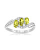 Inel Aur 18k Diamante, Peridot DERUVO