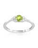 Inel Aur 18k Diamante, Peridot DERUVO