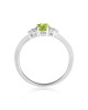 Inel Aur 18k Diamante, Peridot DERUVO