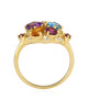 Inel Aur 18k Diamante, Pietre Multicolore Deruvo 