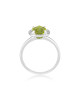 Inel Aur 18k Diamante, Peridot DERUVO