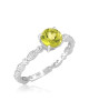 Inel Aur 18k Diamante, Peridot DERUVO