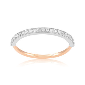 Inel Semi Eternity Aur 18k Diamante BLANCO'S