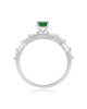 Inel Aur 18k Diamante, Tsavorit DERUVO Inel Aur 18k Diamante, Tsavorit DERUVO