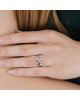 Inel Aur 18k Diamante, Morganit DERUVO