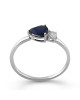 Inel Aur 18k Diamant, Safir DERUVO