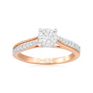 Inel Logodna Aur 18k Diamante BLANCO'S