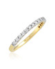 Inel Semi Eternity Aur 18k Diamante BLANCO'S