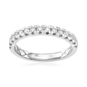 Inel Semi Eternity Aur 18k Diamante BLANCO'S