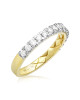 Inel Semi Eternity Aur 18k Diamante BLANCO'S Inel Semi Eternity Aur 18k Diamante BLANCO'S