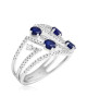 Inel Aur 18k Diamante, Safire DERUVO Inel Aur 18k Diamante, Safire DERUVO