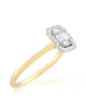 Inel Logodna Aur 18k Diamante, Safire Roz BLANCO'S