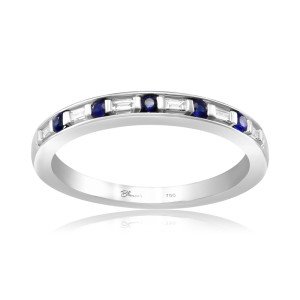 Inel Aur 18k Diamante, Safire DERUVO