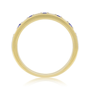 Inel Aur 18k Diamante, Safire DERUVO 