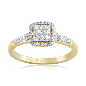 Inel Aur 18k Diamante BLANCO'S