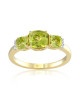 Inel Aur 18k Diamante, Peridot DERUVO