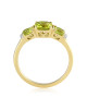 Inel Aur 18k Diamante, Peridot DERUVO