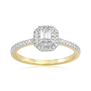 Inel Logodna Aur 18k Diamante BLANCO'S