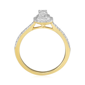 Inel Logodna Aur 18k Diamante BLANCO'S