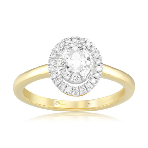 Inel Aur 18k Diamante BLANCO'S