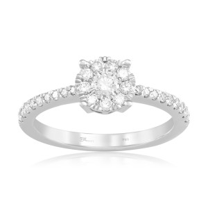 Inel Logodna Aur 18k Diamante BLANCO'S