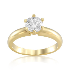 Inel Logodna Aur 18k Diamant IGI BLANCO'S