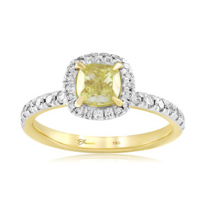 Inel Logodna Aur 18k Diamant GIA BLANCO'S