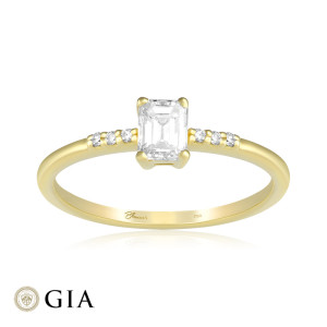 Inel Logodna Aur 18k Diamant GIA BLANCO'S