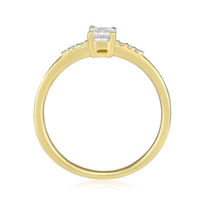 Inel Logodna Aur 18k Diamant GIA BLANCO'S