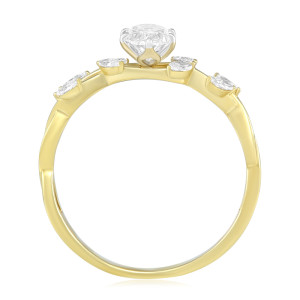 Inel Logodna Aur 18k Diamant GIA BLANCO'S 