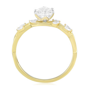 Inel Logodna Aur 18k Diamant GIA BLANCO'S