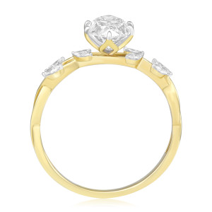 Inel Logodna Aur 18k Diamant GIA BLANCO'S 
