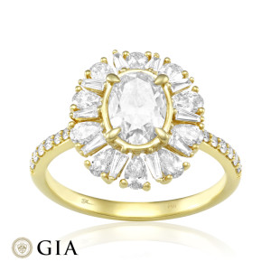 Inel Logodna Aur 18k Diamant GIA BLANCO'S