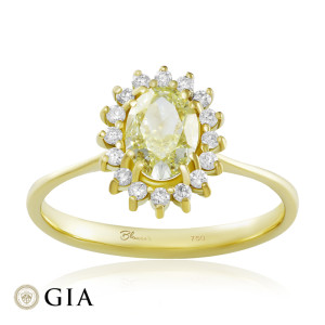Inel Logodna Aur 18k Diamant GIA BLANCO'S