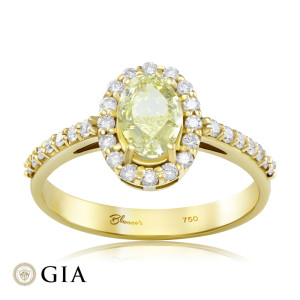 Inel Logodna Aur 18k Diamant GIA BLANCO'S