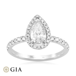 Inel Logodna Aur 18k Diamant GIA BLANCO'S